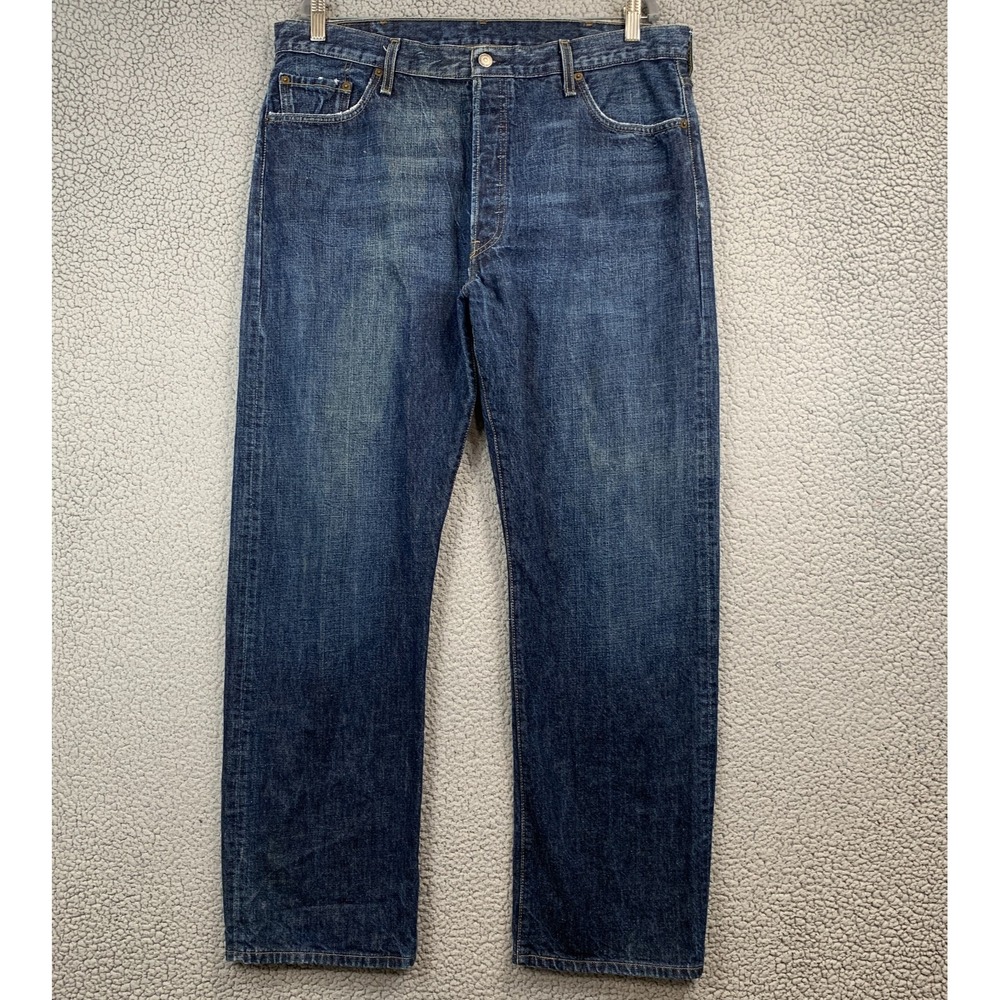 Vintage Levis 501 Jeans Men's 40x32 Straight Leg Button Fly Dark Wash WPL 423